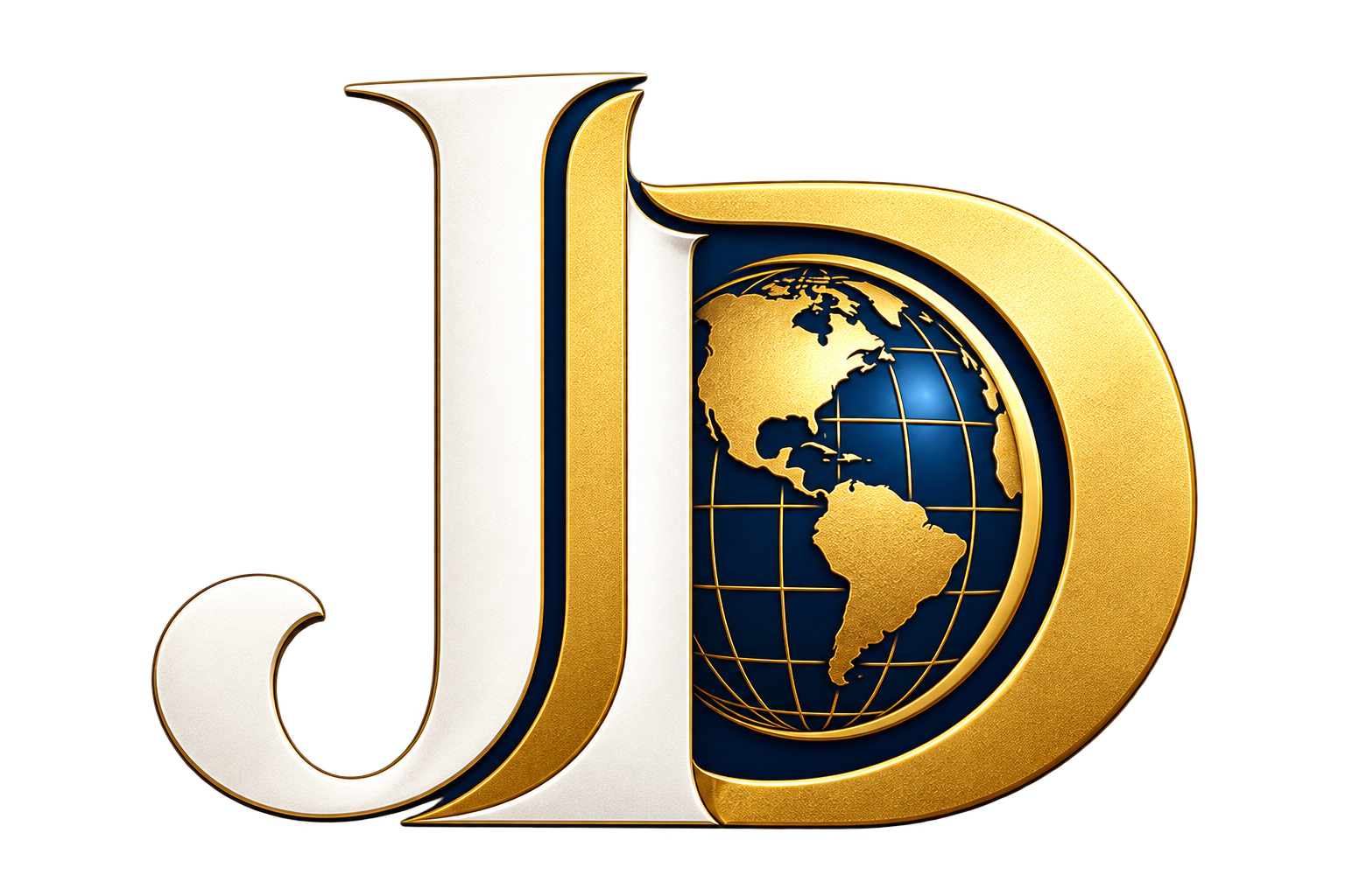 JD com globo dourado — Jornal Diplomata